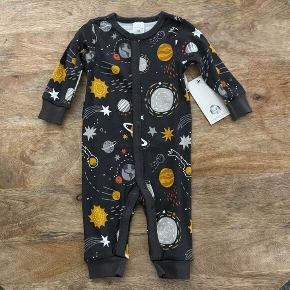 Gerber Other - 5/$20 NEW Newborn Planets Solar System Mitten Cuff Coverall Pajamas